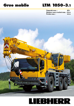 All-terrain Cranes Liebherr LTM 1050-3.1 