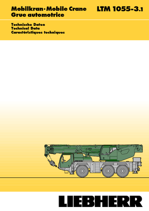 All-terrain Cranes Liebherr LTM 1055-3.1 (6x6x6)