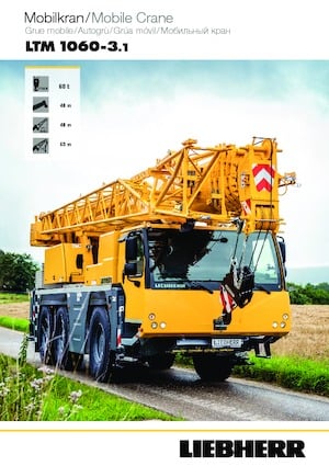 All-terrain Cranes Liebherr LTM 1060-3.1 
