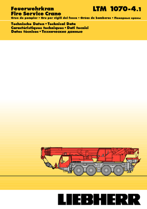 All-terrain Cranes Liebherr LTM 1070-4.1 (8x6x8)