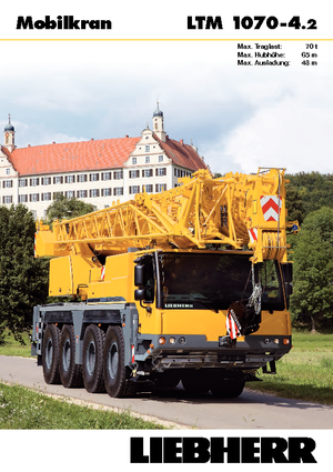 All-terrain Cranes Liebherr LTM 1070-4.2 