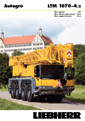 All-terrain Cranes Liebherr LTM 1070-4.2 