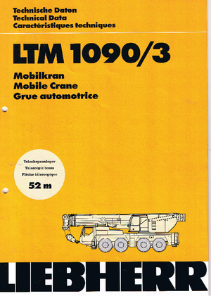 Arazi vinçleri Liebherr LTM 1090/3 (8x8x6)