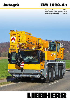 All-terrain Cranes Liebherr LTM 1090-4.1 (8x6x8)