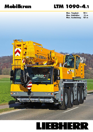 All-terrain Cranes Liebherr LTM 1090-4.1 (8x6x8)