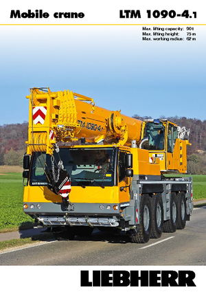 Arazi vinçleri Liebherr LTM 1090-4.1 (8x6x8)