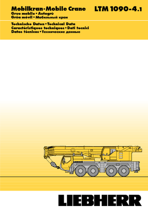 Arazi vinçleri Liebherr LTM 1090-4.1 (8x6x8)