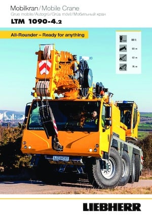 All-terrain Cranes Liebherr LTM 1090-4.2 