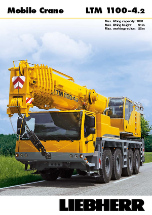 All-terrain Cranes Liebherr LTM 1100-4.2 