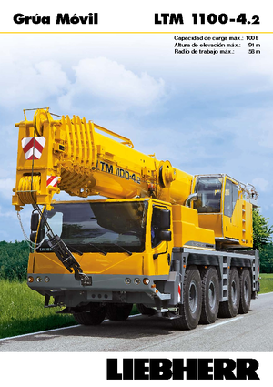 All-terrain Cranes Liebherr LTM 1100-4.2 