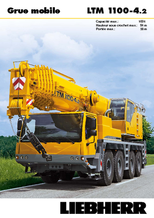 All-terrain Cranes Liebherr LTM 1100-4.2