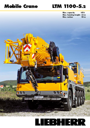 All-terrain Cranes Liebherr LTM 1100-5.2 