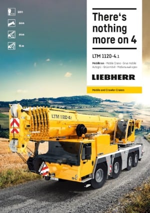All-terrain Cranes Liebherr LTM 1120-4.1 