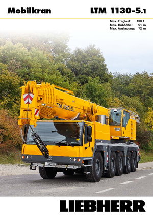 All-terrain Cranes Liebherr LTM 1130-5.1 