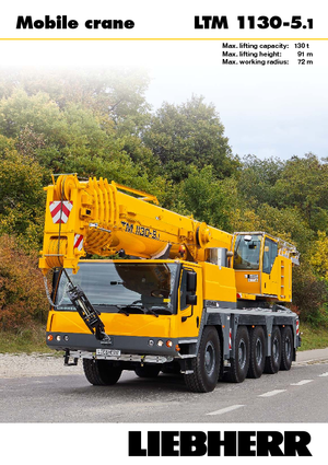 All-terrain Cranes Liebherr LTM 1130-5.1 