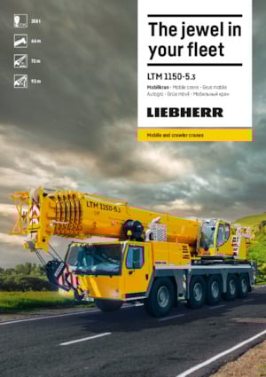 All-terrain Cranes Liebherr LTM 1150-5.3