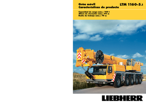 Arazi vinçleri Liebherr LTM 1160-5.1 (10x6x8)