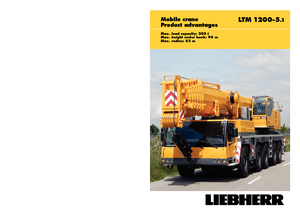 All-terrain Cranes Liebherr LTM 1200-5.1 