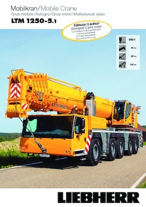 All-terrain Cranes Liebherr LTM 1250-5.1 