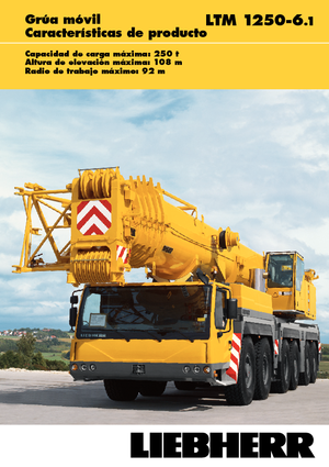 All-terrain Cranes Liebherr LTM 1250-6.1 (12x8x10)