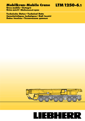 All-terrain Cranes Liebherr LTM 1250-6.1 (12x8x10)