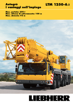 All-terrain Cranes Liebherr LTM 1250-6.1 (12x8x10)