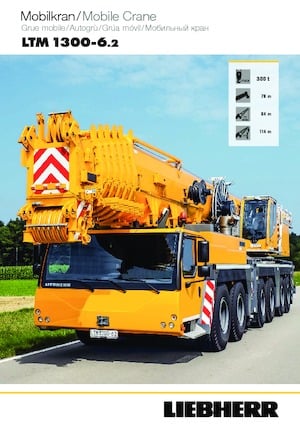 All-terrain Cranes Liebherr LTM 1300-6.2 