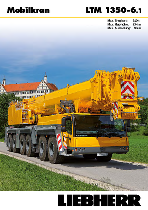 All-terrain Cranes Liebherr LTM 1350-6.1 