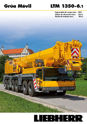 Arazi vinçleri Liebherr LTM 1350-6.1 