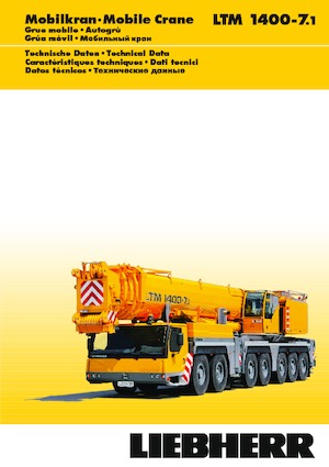 All-terrain Cranes Liebherr LTM 1400-7.1 