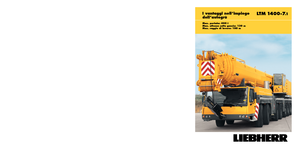 All-terrain Cranes Liebherr LTM 1400-7.1 