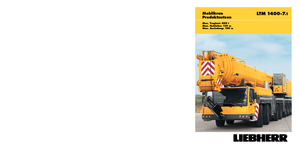 All-terrain Cranes Liebherr LTM 1400-7.1 