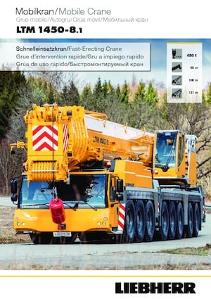 Arazi vinçleri Liebherr LTM 1450-8.1 