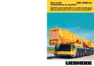 All-terrain Cranes Liebherr LTM 1500-8.1