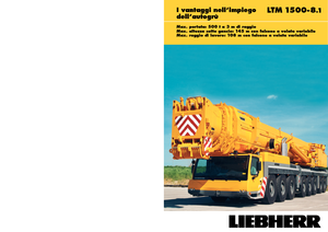 All-terrain Cranes Liebherr LTM 1500-8.1