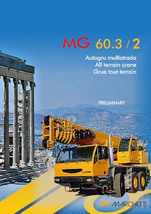 Arazi vinçleri Marchetti MG 60.3-2