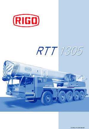 All-terrain Cranes RIGO RTT 1305