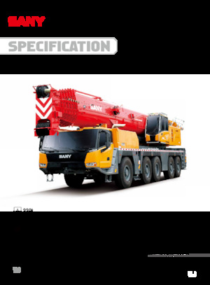All-terrain Cranes Sany SAC2200T7