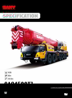 All-terrain Cranes Sany SAC4500T7