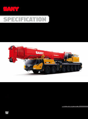All-terrain Cranes Sany SAC6000T7-8