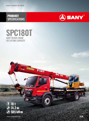 All-terrain Cranes Sany SPC180T