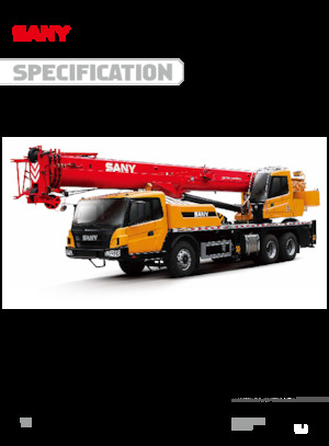 All-terrain Cranes Sany STC250C4