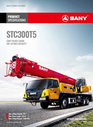 All-terrain Cranes Sany STC300T5