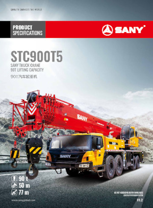 All-terrain Cranes Sany STC900T5