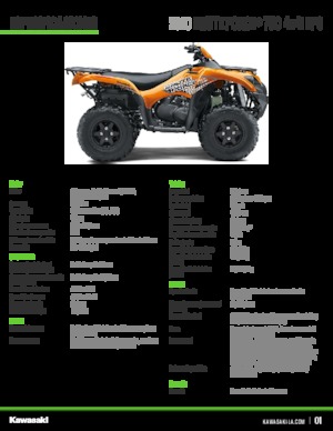 All-terrain vehicles (ATVs) & Quads Kawasaki BRUTE FORCE 300
