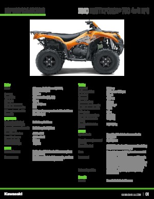 All-terrain vehicles (ATVs) & Quads Kawasaki BRUTE FORCE 750 4X4I