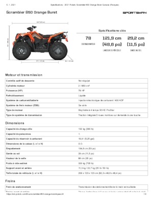 Arazi Araçları (ATV) & Dörtçekerler Polaris Scrambler 850