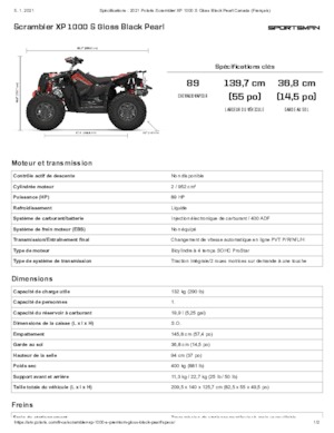 All-terrain vehicles (ATVs) & Quads Polaris Scrambler XP 1000 S