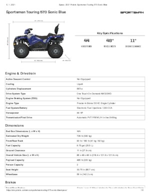 Arazi Araçları (ATV) & Dörtçekerler Polaris Sportsman touring 570