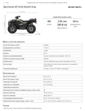All-terrain vehicles (ATVs) & Quads Polaris Sportsman XP 1000
